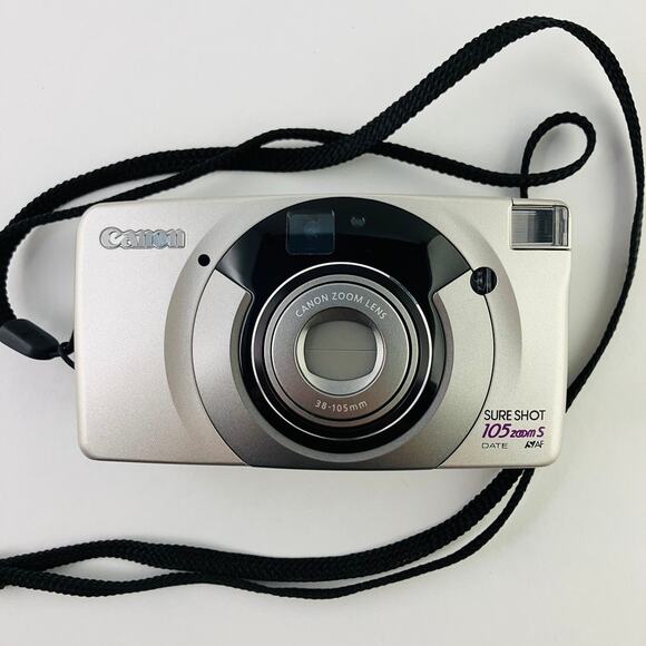 Canon Sure Shot 105 Zoom S Film Camera UNTESTED - Picture 2 of 6